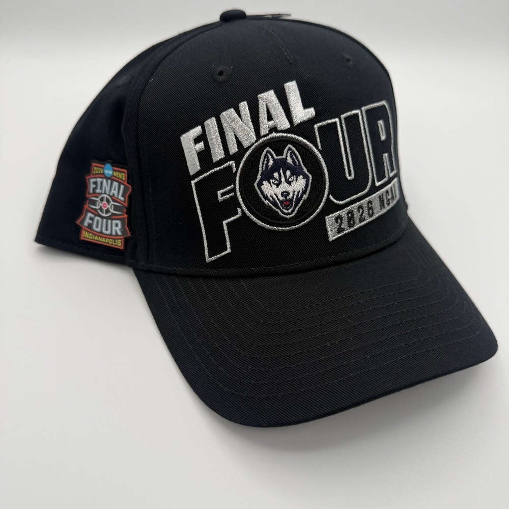 Nike UConn Huskies Final Four 2024 Hat Mens OSFM Black Basketball Cap 212425424 - Picture 2 of 7
